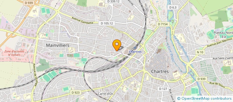 localisation de l'entreprise ACVE IMMO à MAINVILLIERS