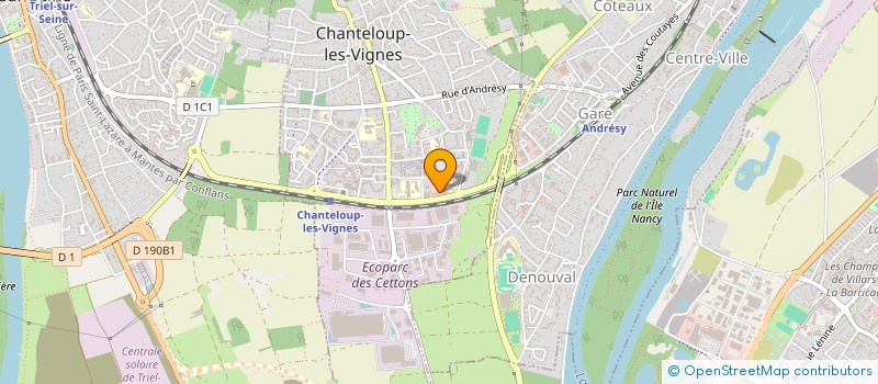 localisation de l'entreprise ACVL ASSO AMEL COND VIE LA NOE à CHANTELOUP-LES-VIGNES
