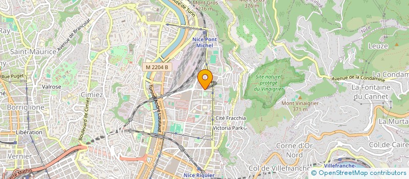 localisation de l'entreprise ACVM AUTO ECOLE SEMERIA à NICE