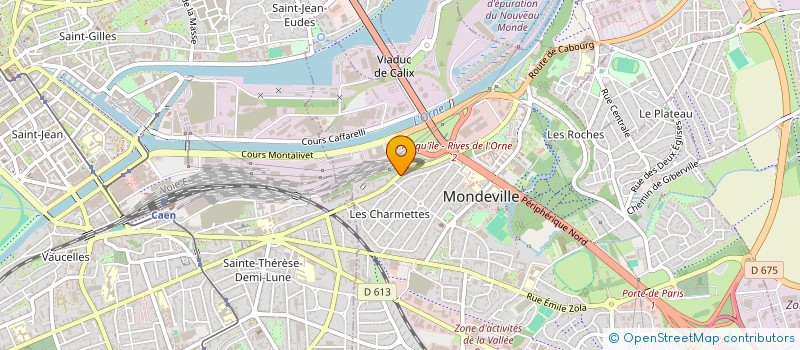 localisation de l'entreprise ACVR HOME à MONDEVILLE