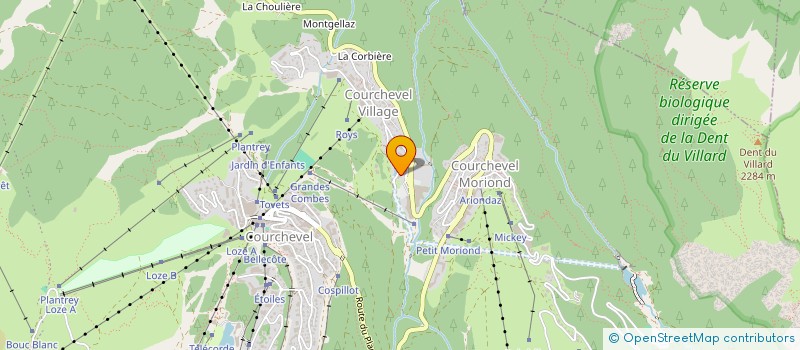 localisation de l'entreprise ACVTNET à COURCHEVEL