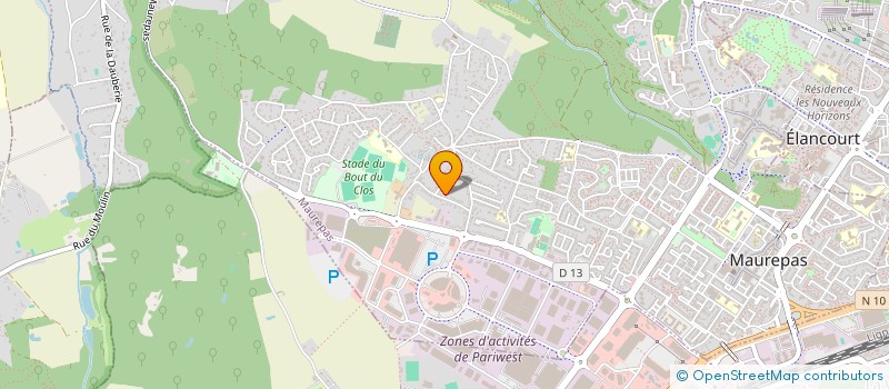 localisation de l'entreprise ACW COUVERTURE  MAUREPAS