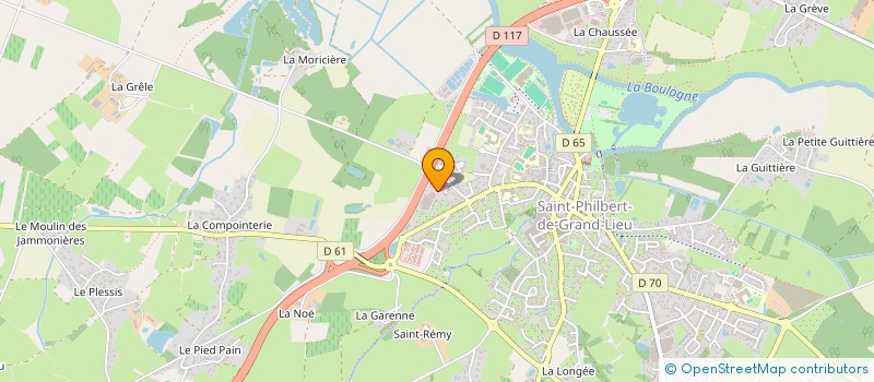 localisation de l'entreprise ACWA à SAINT-PHILBERT-DE-GRAND-LIEU