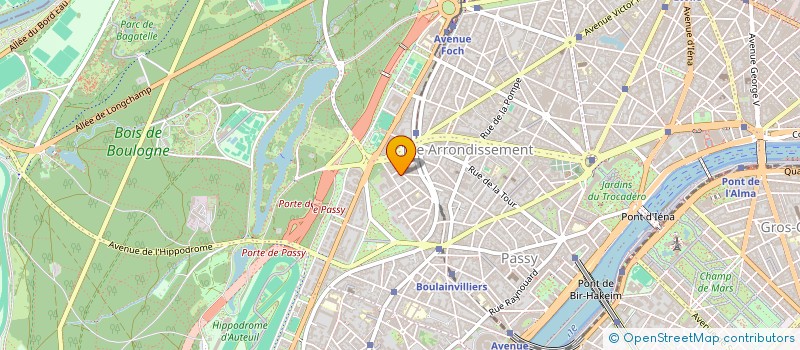 localisation de l'entreprise ACWJ  PARIS