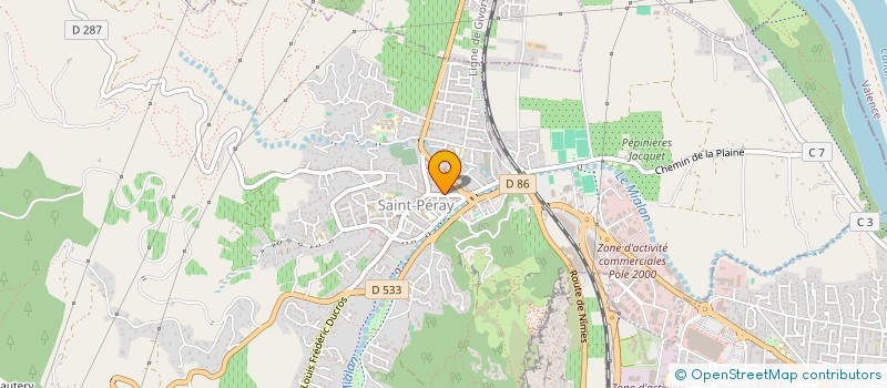localisation de l'entreprise ACX à SAINT-PERAY