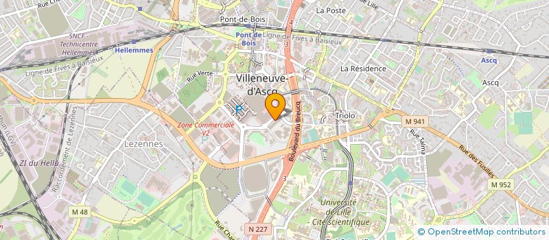 localisation de l'entreprise ACX CONSEIL à VILLENEUVE-D'ASCQ