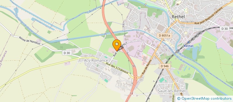 localisation de l'entreprise ACY LOCATION  ACY-ROMANCE