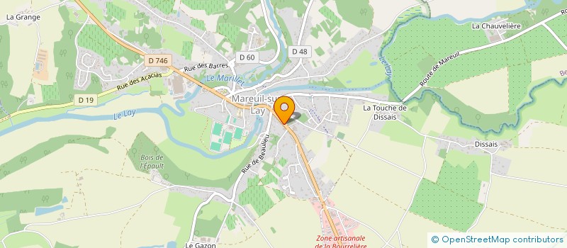 localisation de l'entreprise ACYA  MAREUIL-SUR-LAY-DISSAIS