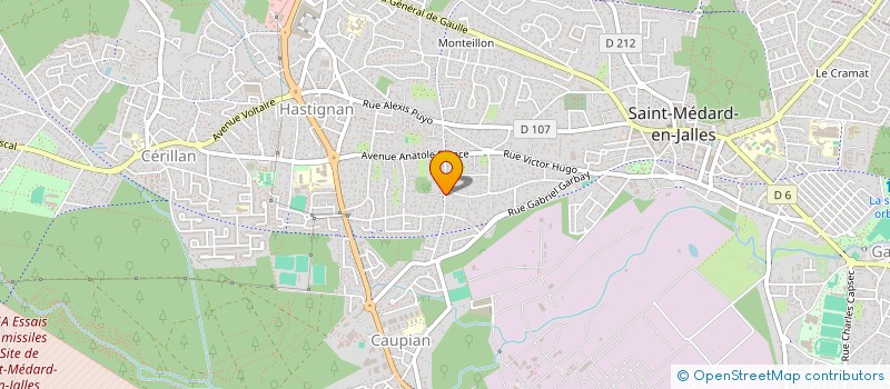 localisation de l'entreprise ACYCOM  SAINT-MEDARD-EN-JALLES