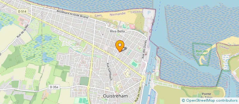 localisation de l'entreprise ACYDE  OUISTREHAM