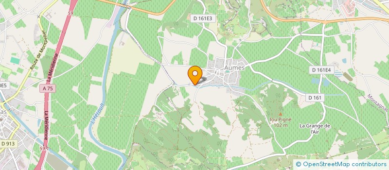 localisation de l'entreprise ACYM 22  AUMES