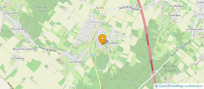 localisation de l'entreprise ACYM  SADIRAC