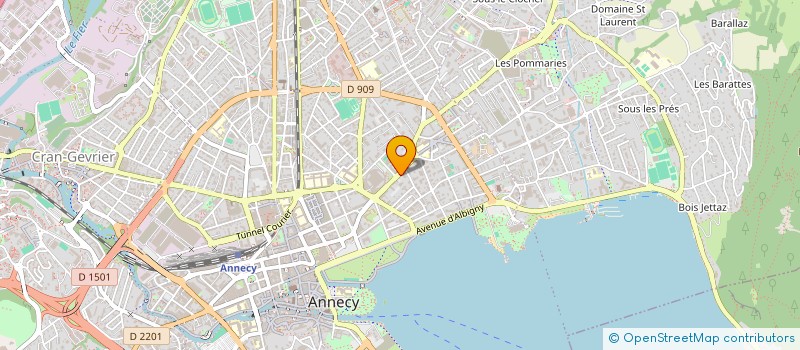 localisation de l'entreprise ACYMMO à ANNECY