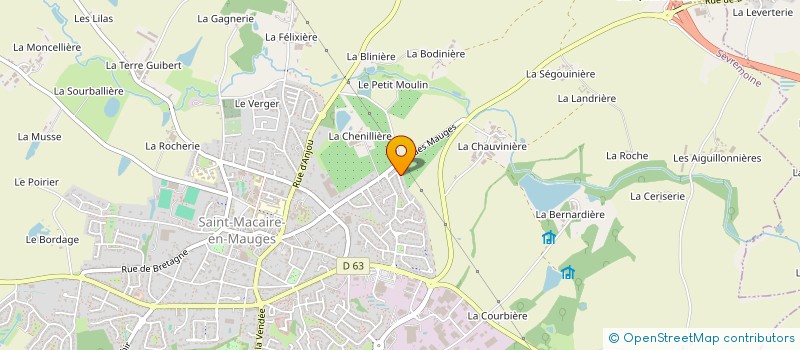 localisation de l'entreprise ACYPA  SEVREMOINE