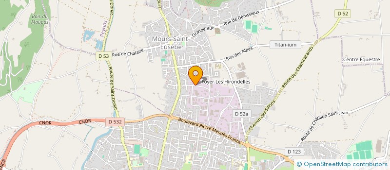 localisation de l'entreprise ACYRUS à MOURS-SAINT-EUSEBE