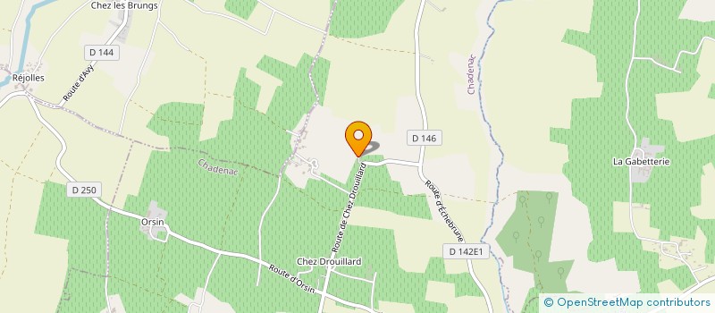 localisation de l'entreprise ACZS  CHADENAC