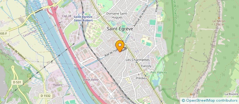 localisation de l'entreprise AD 2003  SAINT-EGREVE