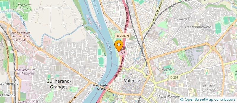 localisation de l'entreprise AD 26 à BOURG-LES-VALENCE