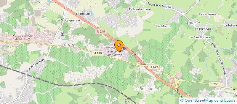 localisation de l'entreprise AD.2S  HAUTE-GOULAINE