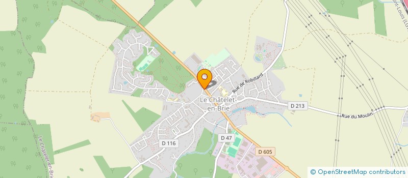 localisation de l'entreprise AD 33 DES PRES BORETS  LE CHATELET-EN-BRIE