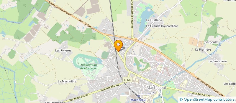 localisation de l'entreprise AD 44 à MACHECOUL-SAINT-MEME