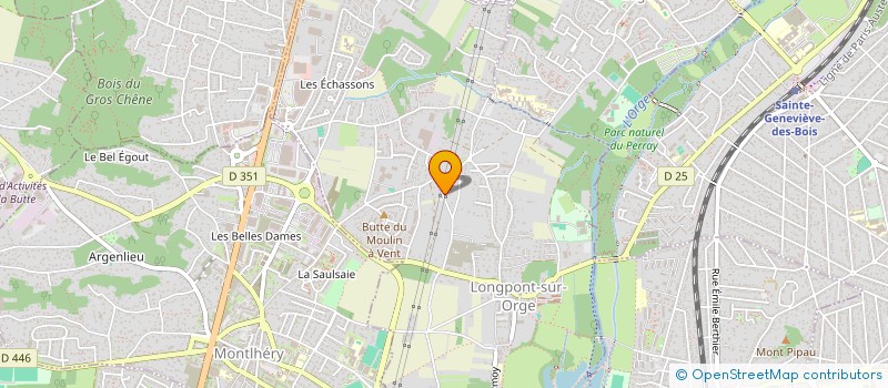 localisation de l'entreprise AD 71 à LONGPONT-SUR-ORGE