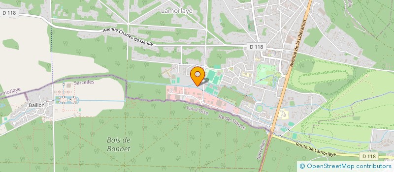 localisation de l'entreprise AD  LAMORLAYE