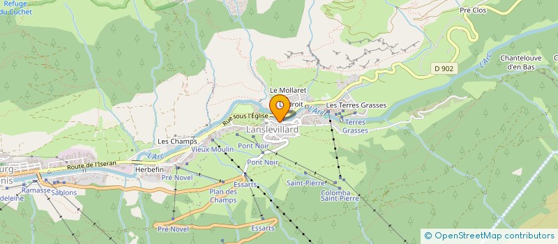 localisation de l'entreprise AD  VAL-CENIS