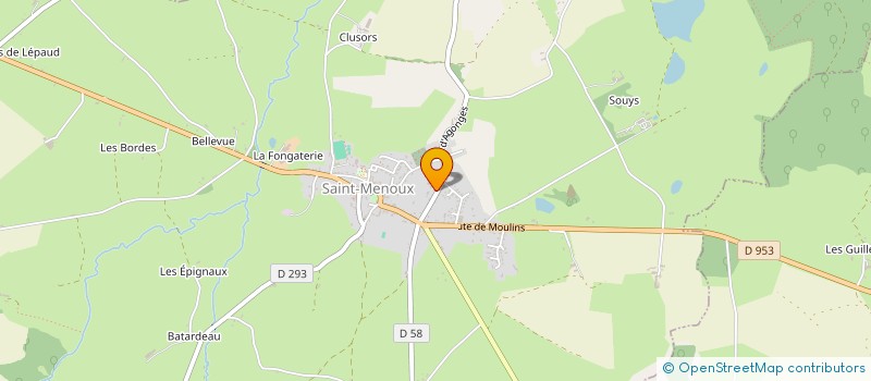 localisation de l'entreprise AD  SAINT-MENOUX