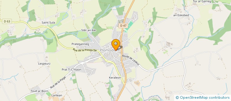 localisation de l'entreprise AD  PLOMODIERN