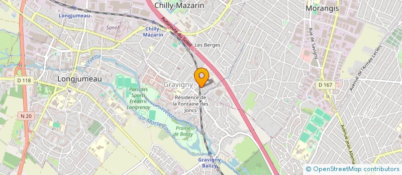 localisation de l'entreprise AD  CHILLY-MAZARIN