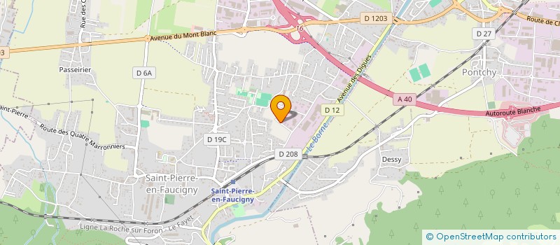 localisation de l'entreprise AD ACTIVE DEVELOPPEMENT à SAINT-PIERRE-EN-FAUCIGNY