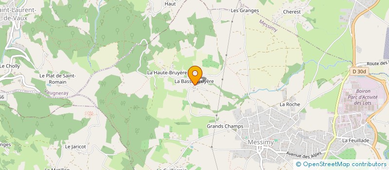 localisation de l'entreprise AD'ADMIN  SAINTE-FOY-LES-LYON