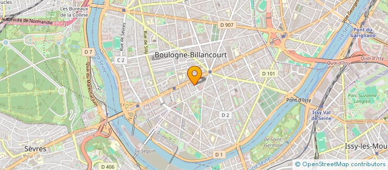 localisation de l'entreprise AD'AGE  BOULOGNE-BILLANCOURT