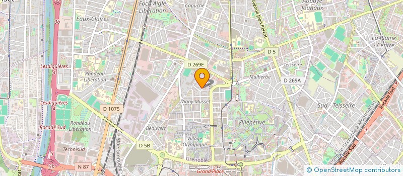 localisation de l'entreprise AD ALPES à GRENOBLE