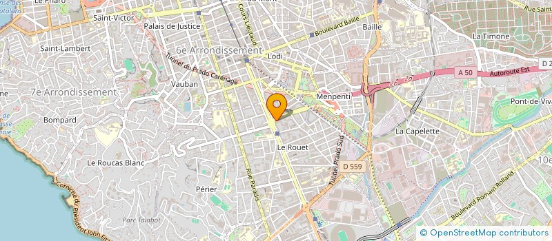 localisation de l'entreprise AD AMI  MARSEILLE