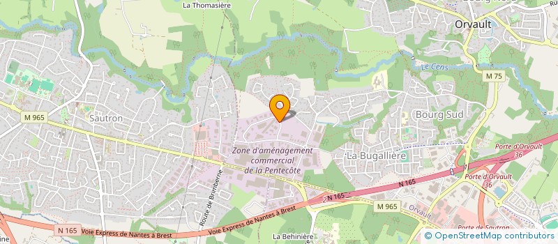 localisation de l'entreprise AD AND CO à ORVAULT