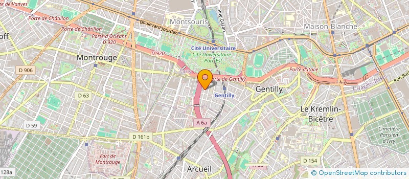 localisation de l'entreprise AD AND KAD  GENTILLY