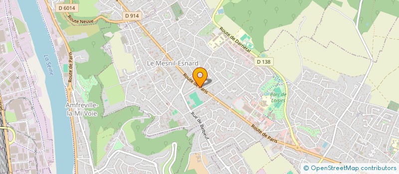 localisation de l'entreprise AD'ANGE  LE MESNIL-ESNARD