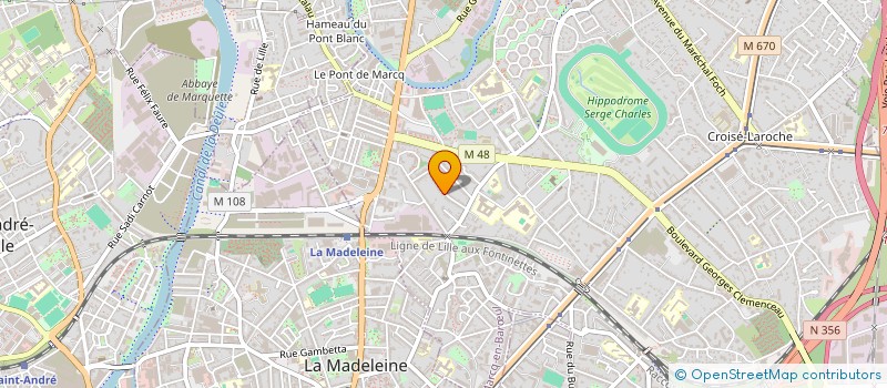 localisation de l'entreprise AD ASTR.A à MARCQ-EN-BARŒUL