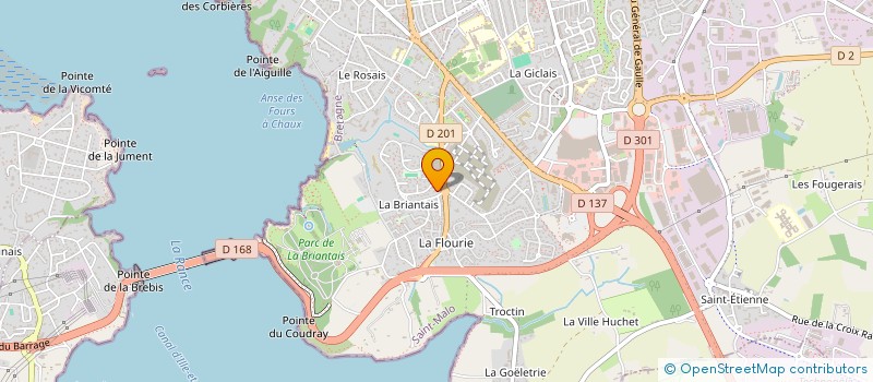 localisation de l'entreprise AD ASTRA  SAINT-MALO