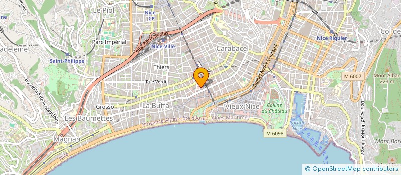 localisation de l'entreprise AD ASTRA 88 à NICE