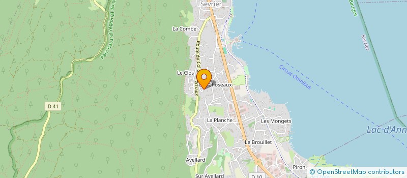 localisation de l'entreprise AD ASTRA  SEVRIER