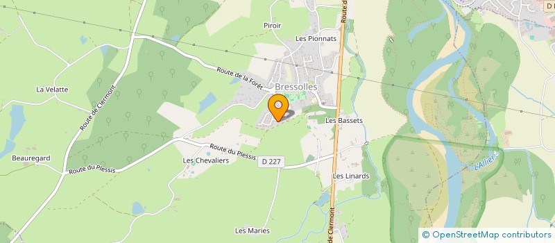 localisation de l'entreprise AD ASTRA à BRESSOLLES