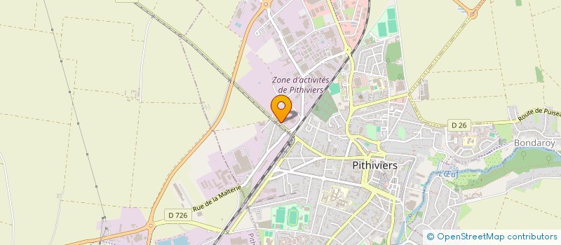 localisation de l'entreprise AD AUTO 45 à PITHIVIERS