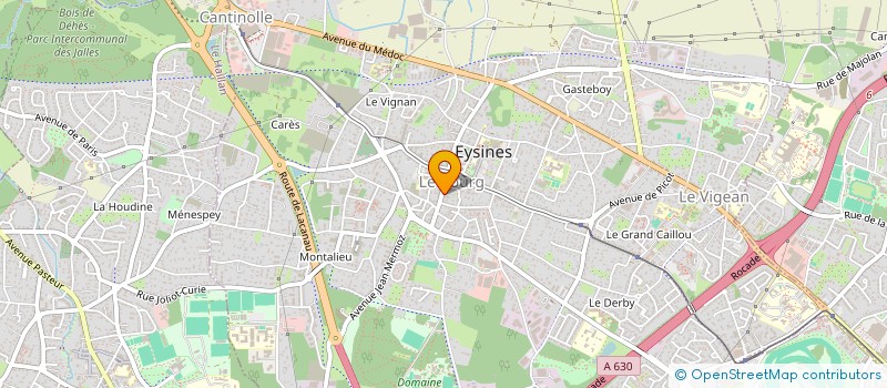 localisation de l'entreprise AD AUTO  LIBOURNE