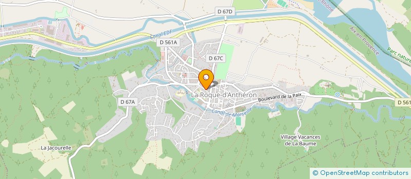 localisation de l'entreprise AD AUTOMATION à LA ROQUE-D'ANTHERON