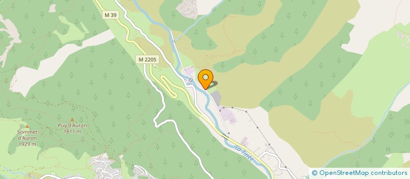 localisation de l'entreprise AD BAT  SAINT-ETIENNE-DE-TINEE