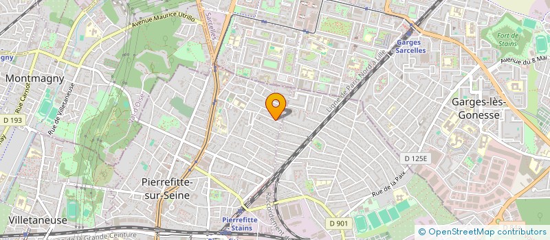 localisation de l'entreprise AD BAT à PIERREFITTE-SUR-SEINE