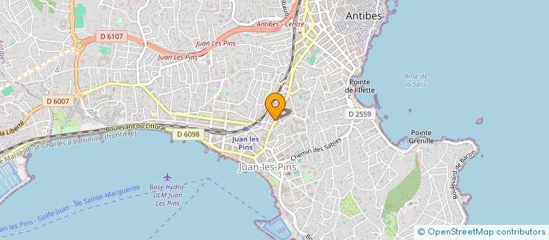 localisation de l'entreprise AD BAT à ANTIBES